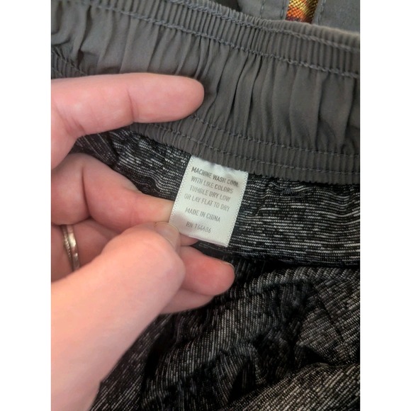 Wowie Shorts Medium Gray Nomad 3.0 Drawstring Aztec Lined Beach Performance - Picture 9 of 13